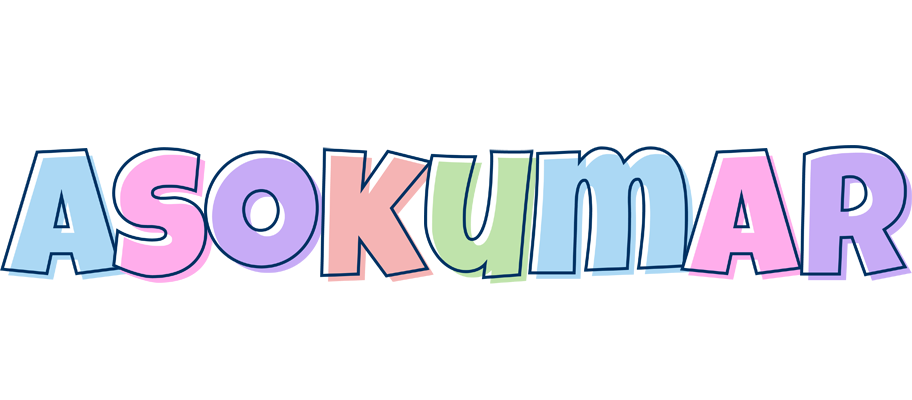 Asokumar pastel logo