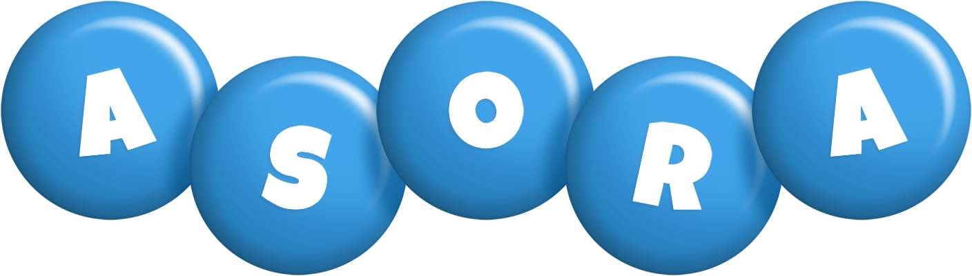 Asora candy-blue logo