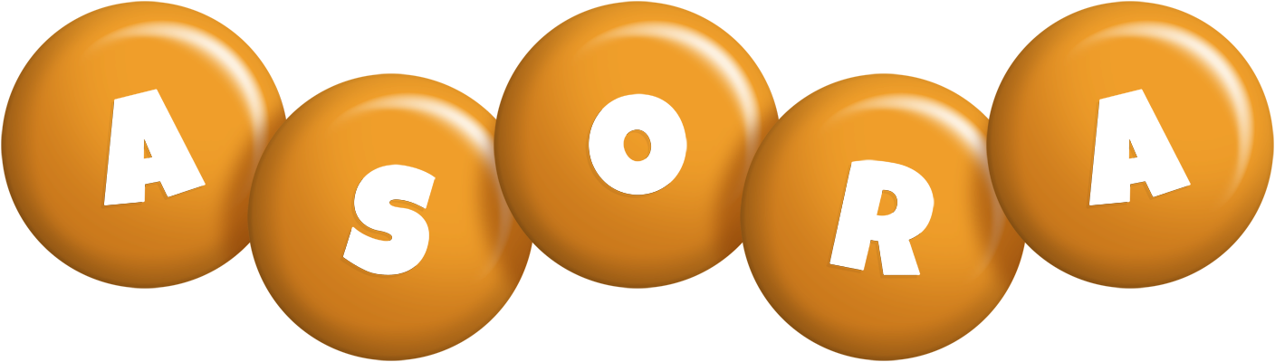 Asora candy-orange logo
