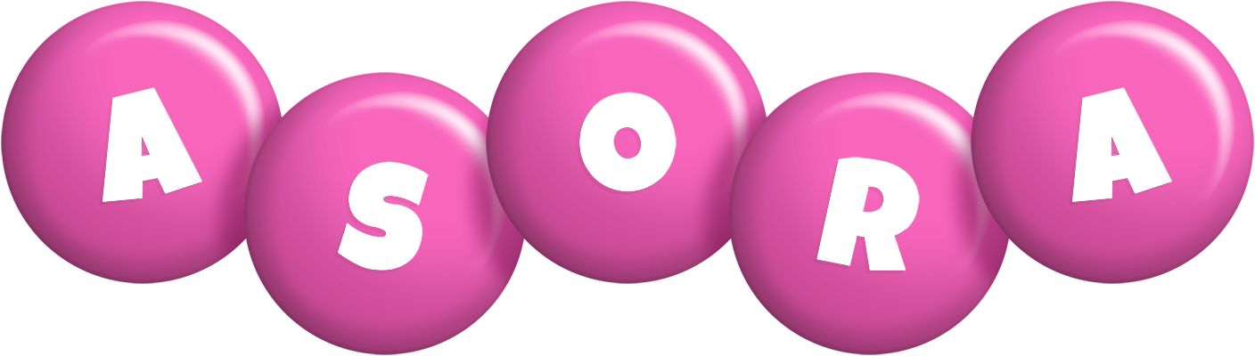 Asora candy-pink logo