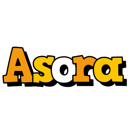 Asora cartoon logo
