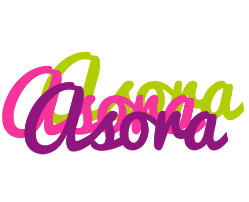 Asora flowers logo