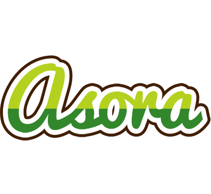 Asora golfing logo