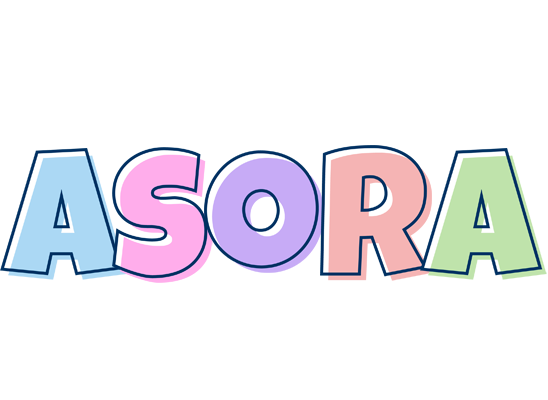 Asora pastel logo