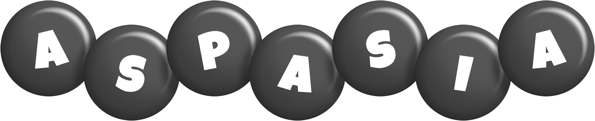Aspasia candy-black logo