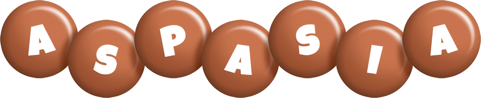 Aspasia candy-brown logo