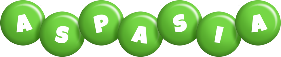 Aspasia candy-green logo