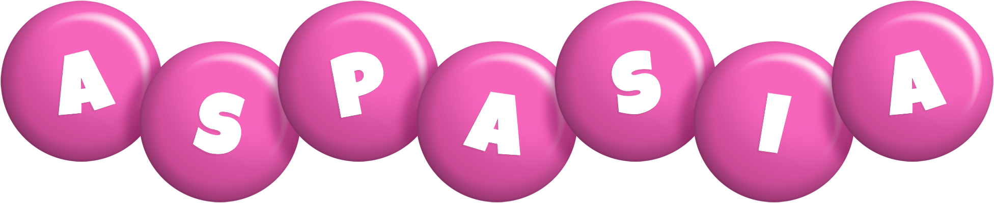 Aspasia candy-pink logo