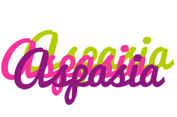 Aspasia flowers logo
