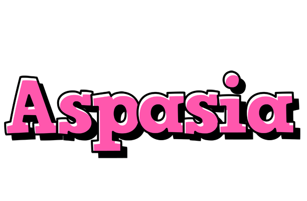 Aspasia girlish logo
