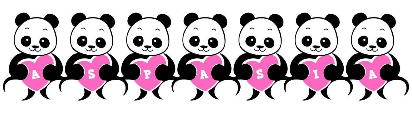 Aspasia love-panda logo