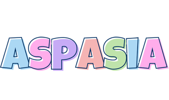 Aspasia pastel logo