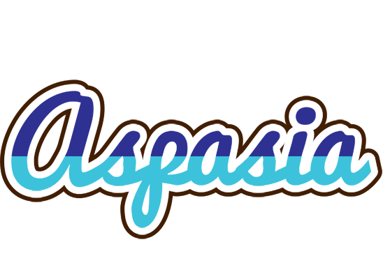 Aspasia raining logo