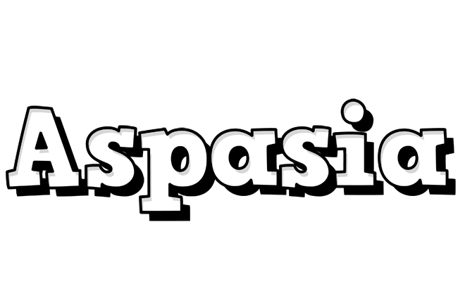 Aspasia snowing logo
