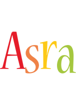 Asra birthday logo