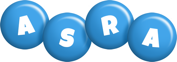 Asra candy-blue logo