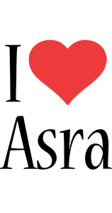 Asra i-love logo