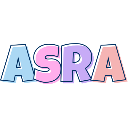 Asra pastel logo