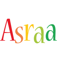 Asraa birthday logo