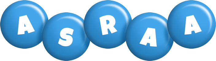 Asraa candy-blue logo