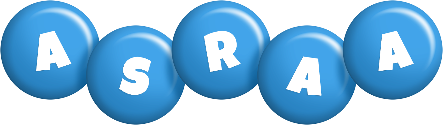 Asraa candy-blue logo