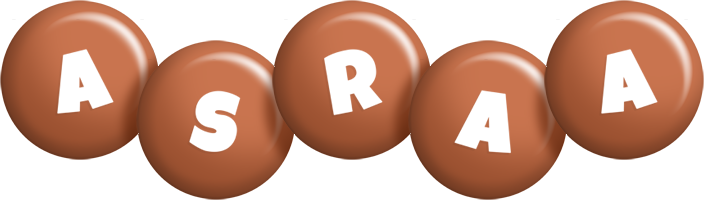 Asraa candy-brown logo