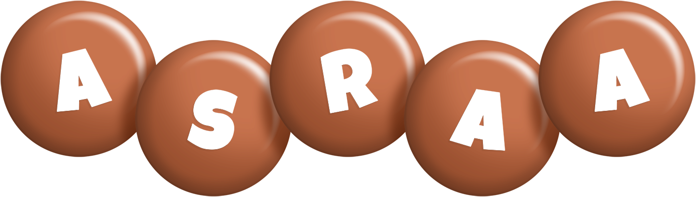 Asraa candy-brown logo