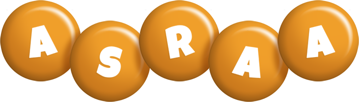 Asraa candy-orange logo