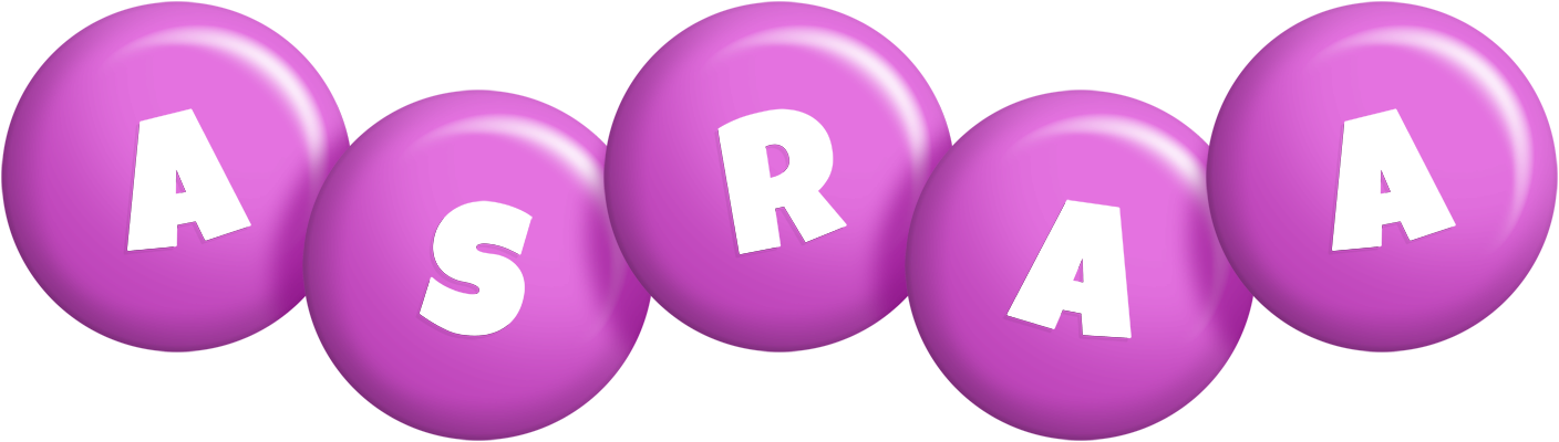 Asraa candy-purple logo