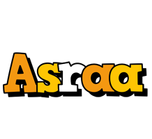 Asraa cartoon logo