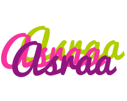 Asraa flowers logo