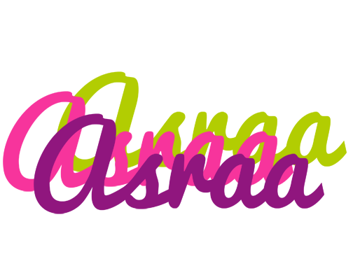 Asraa flowers logo