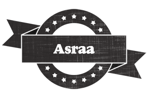 Asraa grunge logo