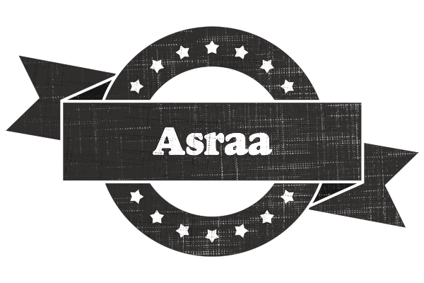 Asraa grunge logo