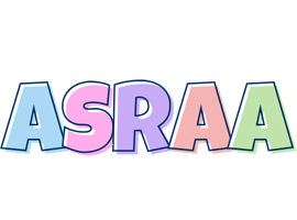 Asraa pastel logo