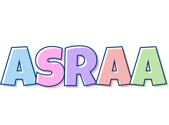 Asraa pastel logo