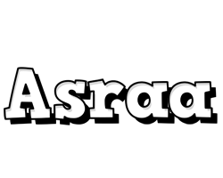Asraa snowing logo
