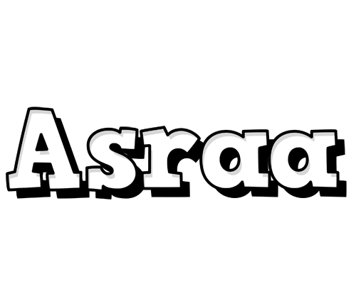 Asraa snowing logo
