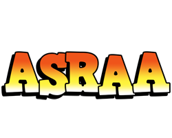 Asraa sunset logo