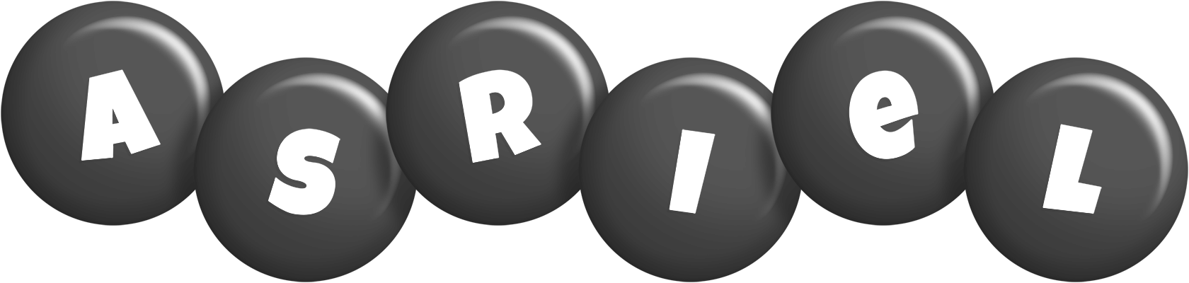 Asriel candy-black logo