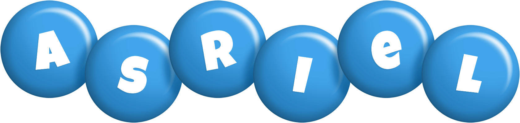 Asriel candy-blue logo
