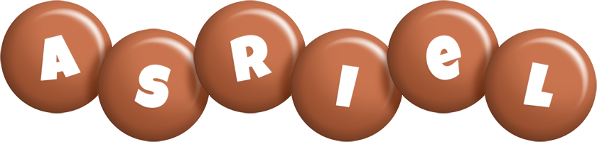 Asriel candy-brown logo