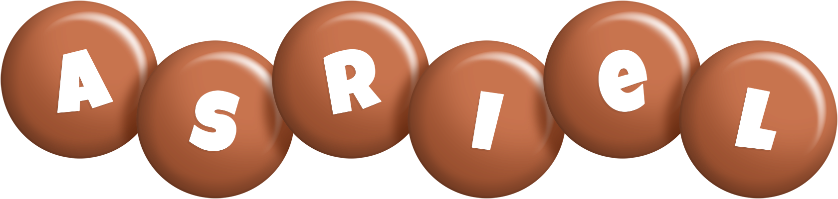 Asriel candy-brown logo