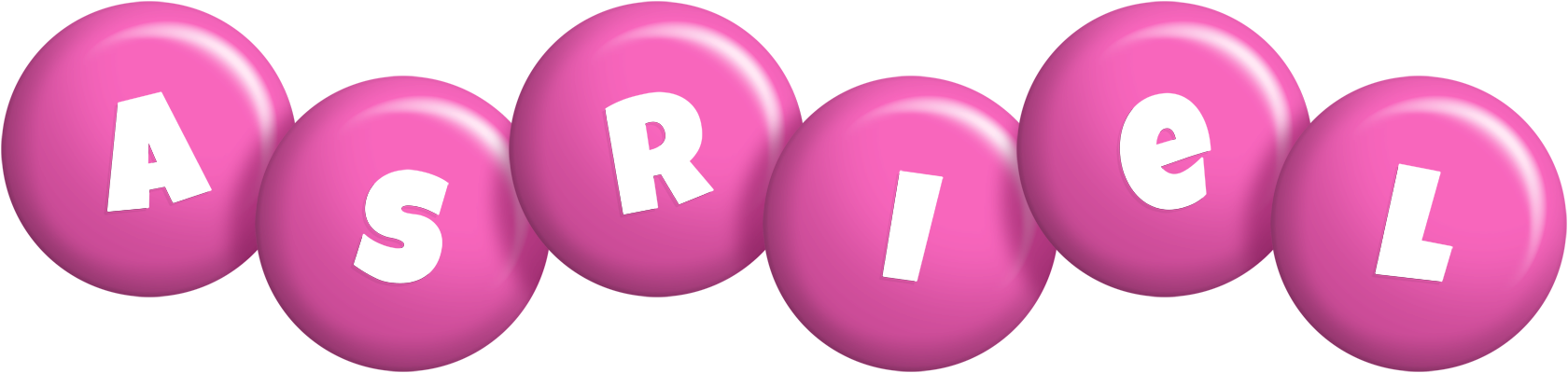 Asriel candy-pink logo