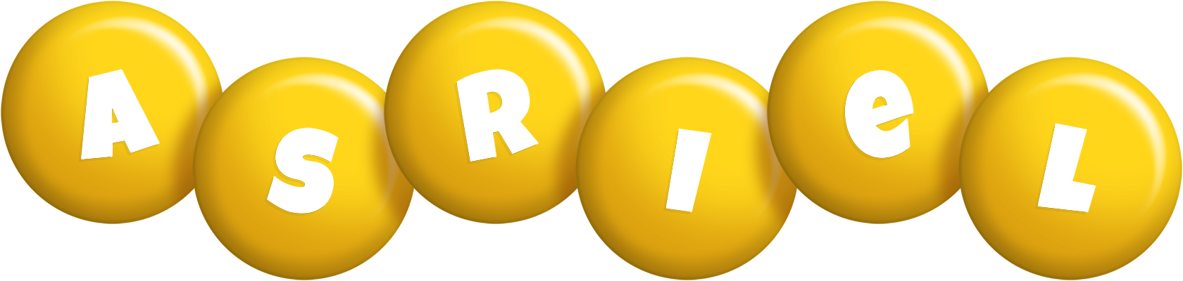 Asriel candy-yellow logo