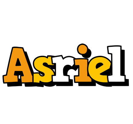 Asriel cartoon logo
