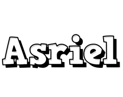 Asriel snowing logo