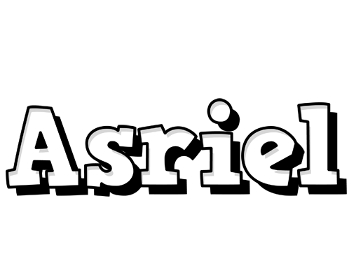 Asriel snowing logo