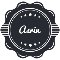 Asrin badge logo