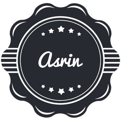 Asrin badge logo
